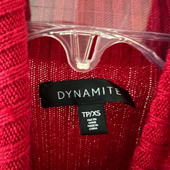 Dynamite Red Turtleneck Knit Sweater (NWOT) - Picture 2 of 2